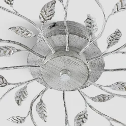 Lindby LED plafondlamp Bolonia, brons/wit, Ø 80 cm