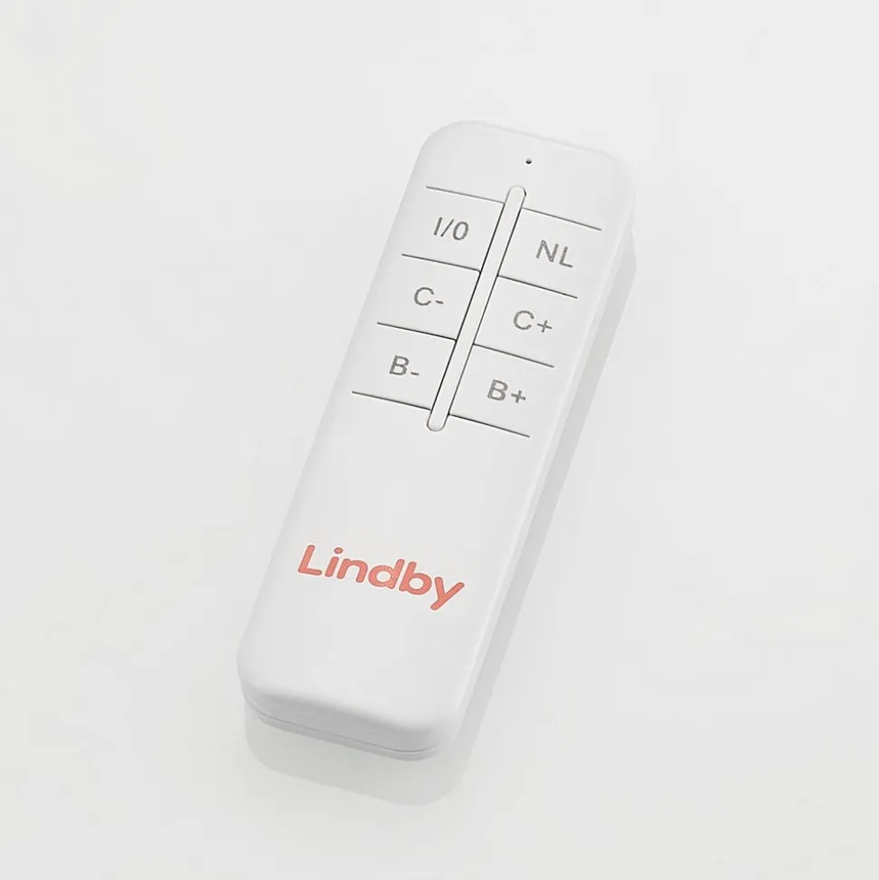 Lindby LED plafondlamp Caitlin, antraciet, metaal, 105cm