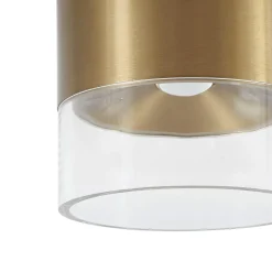 Lindby LED plafondlamp Dalila, goud, Ø 10 cm, aluminium