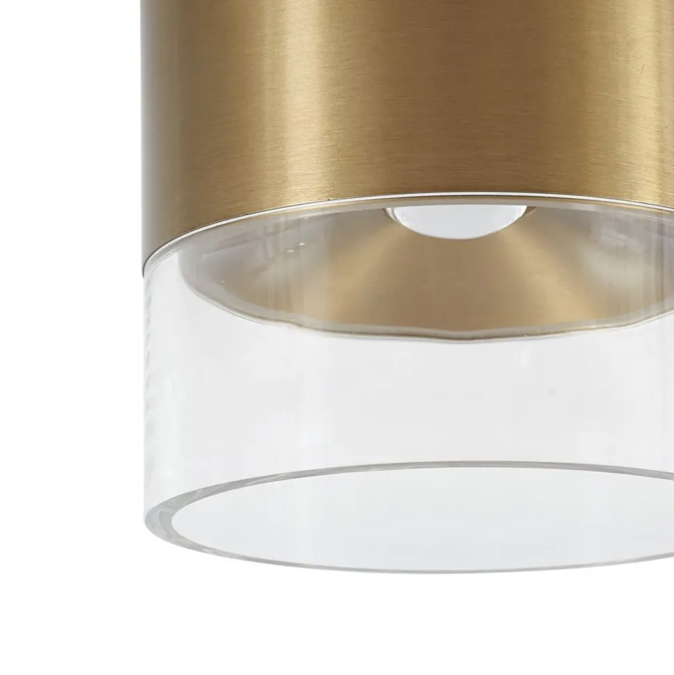 Lindby LED plafondlamp Dalila, goud, Ø 10 cm, aluminium
