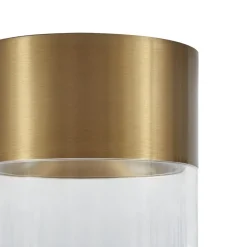 Lindby LED plafondlamp Dalila, goud, Ø 10 cm, aluminium