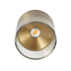 Lindby LED plafondlamp Dalila, goud, Ø 10 cm, aluminium