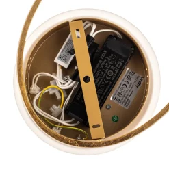 Lindby LED plafondlamp Dorle, Ø 60 cm, goud, aluminium