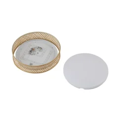 Lindby LED plafondlamp Eilif, bamboe, Ø 40 cm