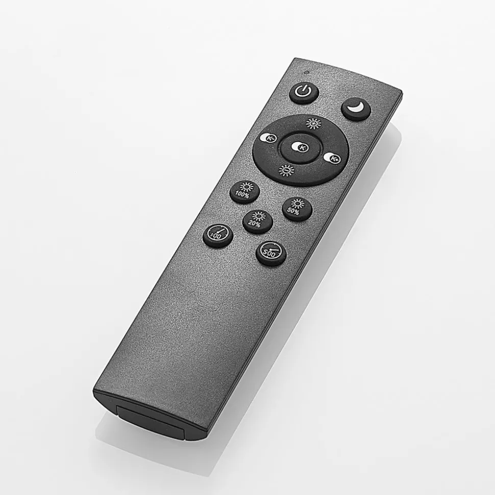 Lindby LED plafondlamp Ellamina, Ø 60 cm, wit, textiel