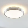 Lindby LED plafondlamp Emelie, Ø 35 cm, aluminiumkleurig, metaal