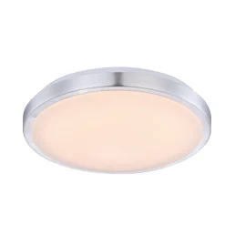 Lindby LED plafondlamp Emelie, Ø 35 cm, aluminiumkleurig, metaal