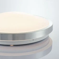 Lindby LED plafondlamp Emelie, Ø 35 cm, aluminiumkleurig, metaal