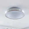 Lindby LED plafondlamp Emelie, Ø 42 cm, aluminiumkleurig, metaal