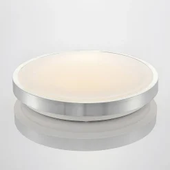 Lindby LED plafondlamp Emelie, Ø 42 cm, aluminiumkleurig, metaal
