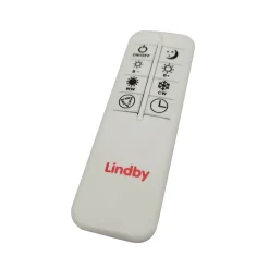 Lindby LED plafondlamp Emisua, zwart, CCT, dimbaar