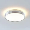 Lindby LED plafondlamp Emelie, Ø 27 cm, aluminiumkleurig, metaal