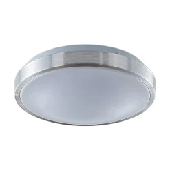Lindby LED plafondlamp Emelie, Ø 27 cm, aluminiumkleurig, metaal