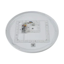 Lindby LED plafondlamp Emiva, Ø 39,5 cm, CCT, hout