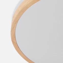 Lindby LED plafondlamp Emiva, Ø 49 cm, CCT, hout