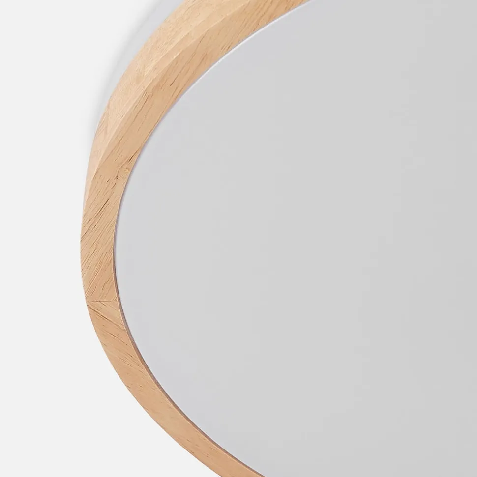 Lindby LED plafondlamp Emiva, Ø 49 cm, CCT, hout