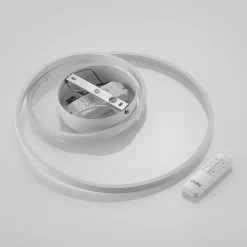 Lindby LED plafondlamp Emisua, wit, CCT, dimbaar