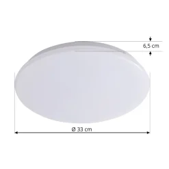 Lindby LED plafondlamp Eovi, Ø 33 cm, wit, 3.000 K, rond