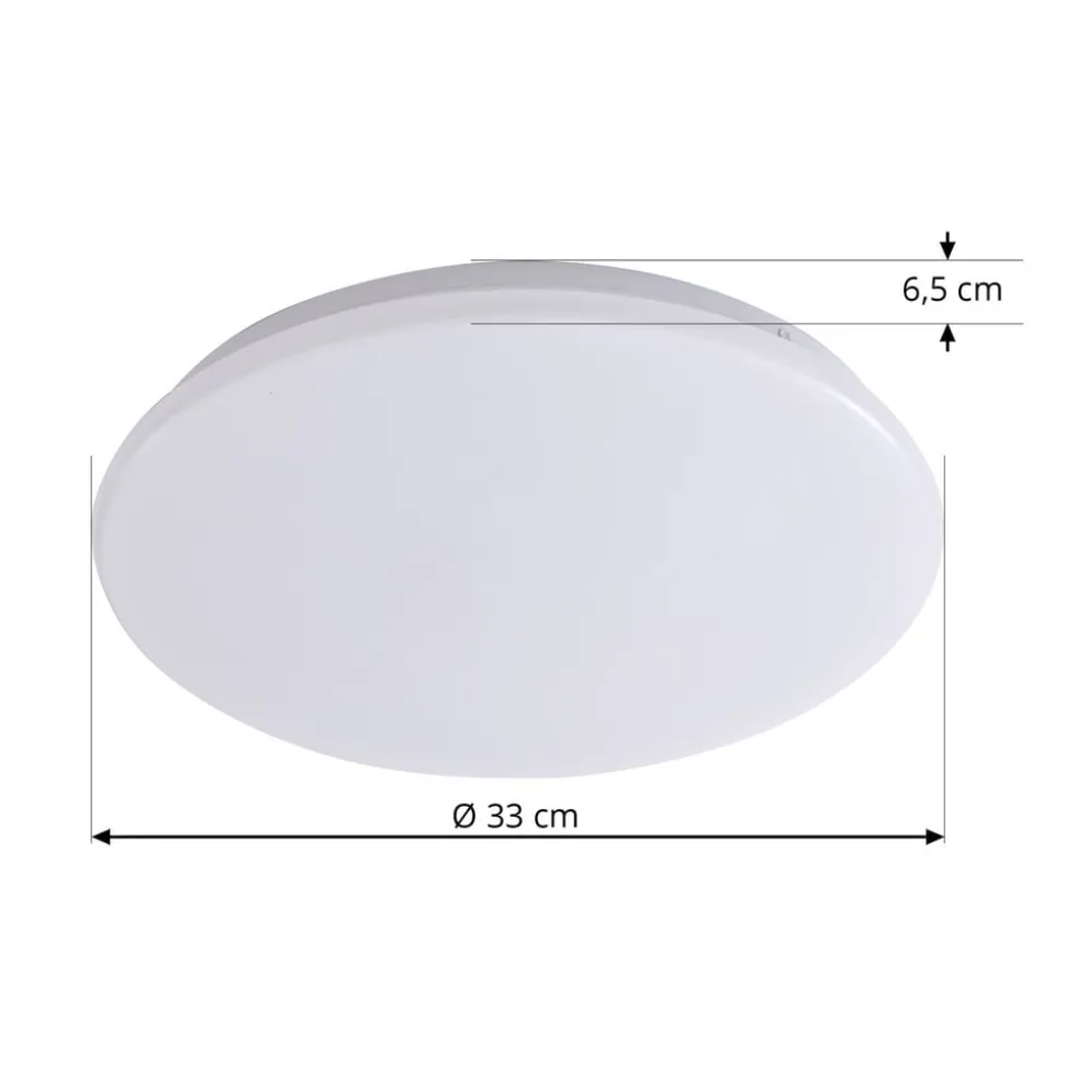 Lindby LED plafondlamp Eovi, Ø 33 cm, wit, 3.000 K, rond