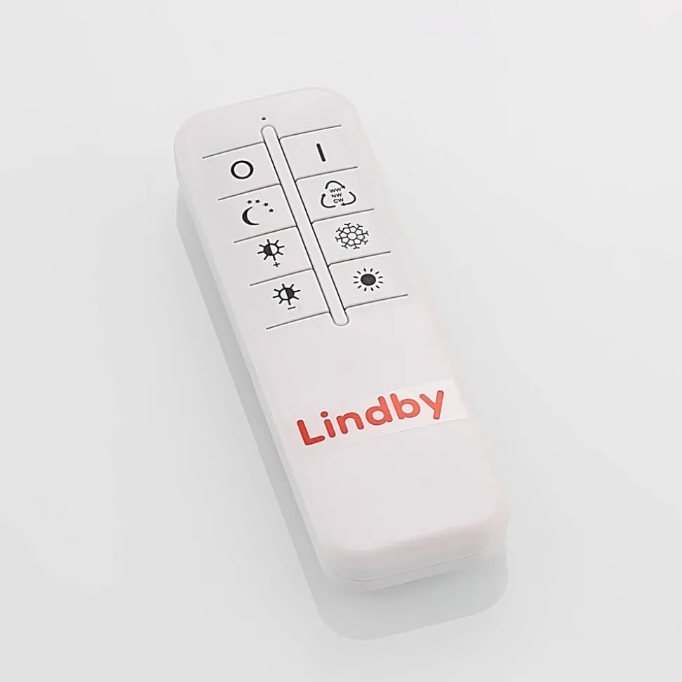 Lindby LED plafondlamp Fjardo, hoekig, zwart, CCT, afstandsbediening