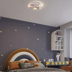 Lindby LED plafondlamp Gaios Ø 38 cm, blauw, CCT, dimbaar