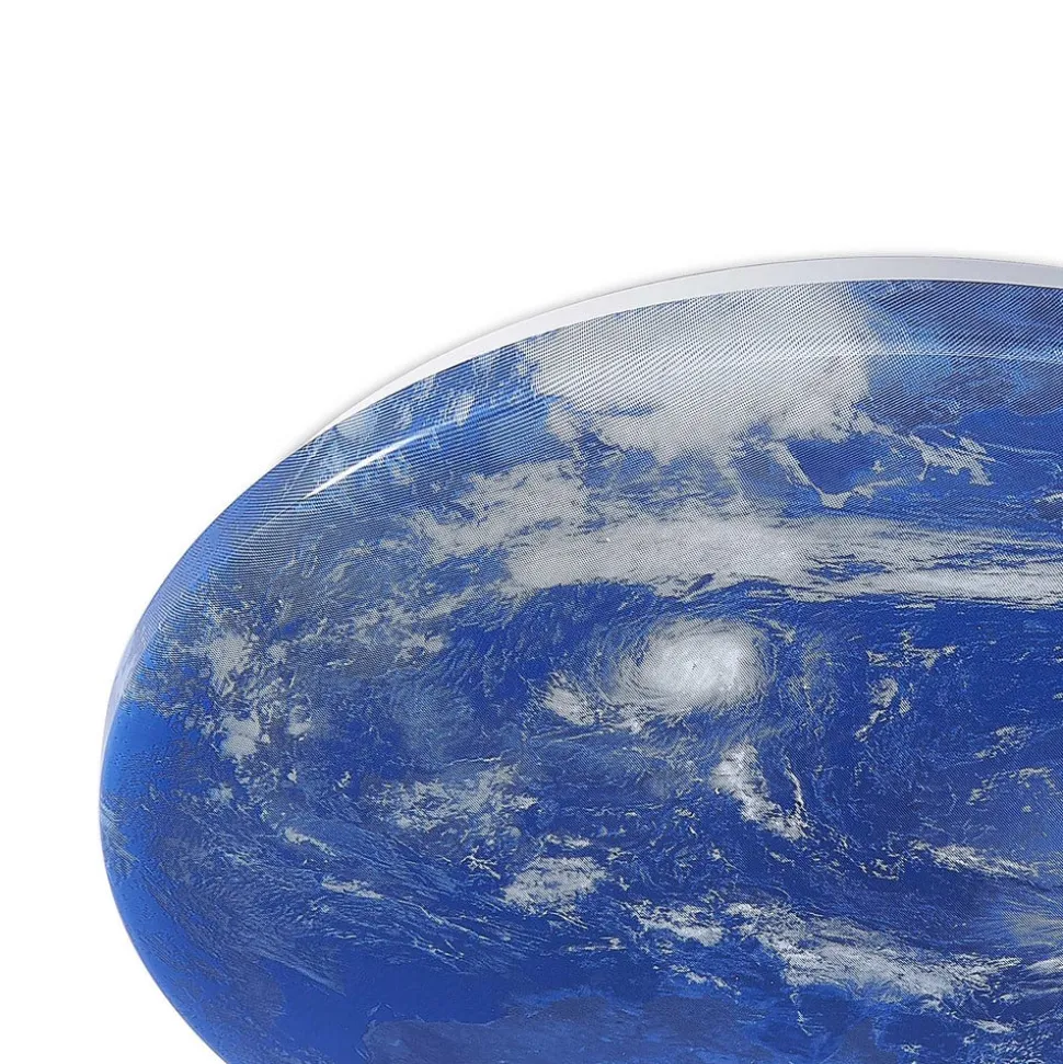 Lindby LED plafondlamp Gaios Ø 38 cm, blauw, CCT, dimbaar