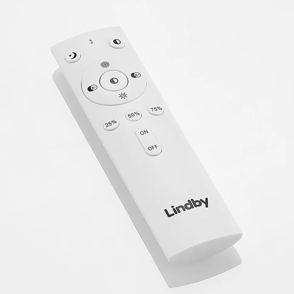 Lindby LED plafondlamp Gaios Ø 38 cm, blauw, CCT, dimbaar