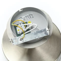 Lindby LED plafondlamp Gunda, wit, glas, Ø 48cm