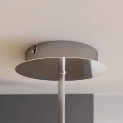 Lindby LED plafondlamp Gunda, wit, glas, Ø 48cm