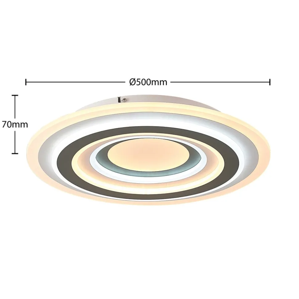 Lindby LED plafondlamp Jazmina, 50 cm, CCT, afstandsbediening