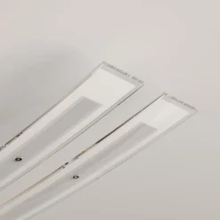 Lindby LED plafondlamp Jarda, glas, 134 cm lang, dimbaar