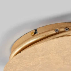 Lindby LED plafondlamp Joline, Ø 74 cm, goudkleurig, metaal