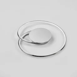 Lindby LED plafondlamp Joline, set van 2, Ø 46 cm, chroomkleurig