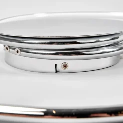 Lindby LED plafondlamp Joline, set van 2, Ø 46 cm, chroomkleurig