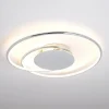 Lindby LED plafondlamp Joline, Ø 46 cm, chroomkleurig, metaal