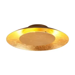 Lindby LED plafondlamp Keti, Ø 35 cm, goud, rond, metaal