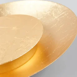 Lindby LED plafondlamp Keti, Ø 35 cm, goud, rond, metaal