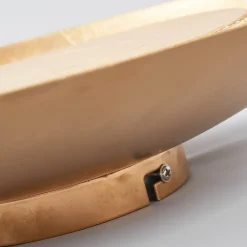 Lindby LED plafondlamp Keti, Ø 35 cm, goud, rond, metaal