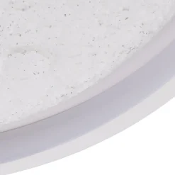 Lindby LED plafondlamp Kosmo, 40 cm, wit, metaal, maan