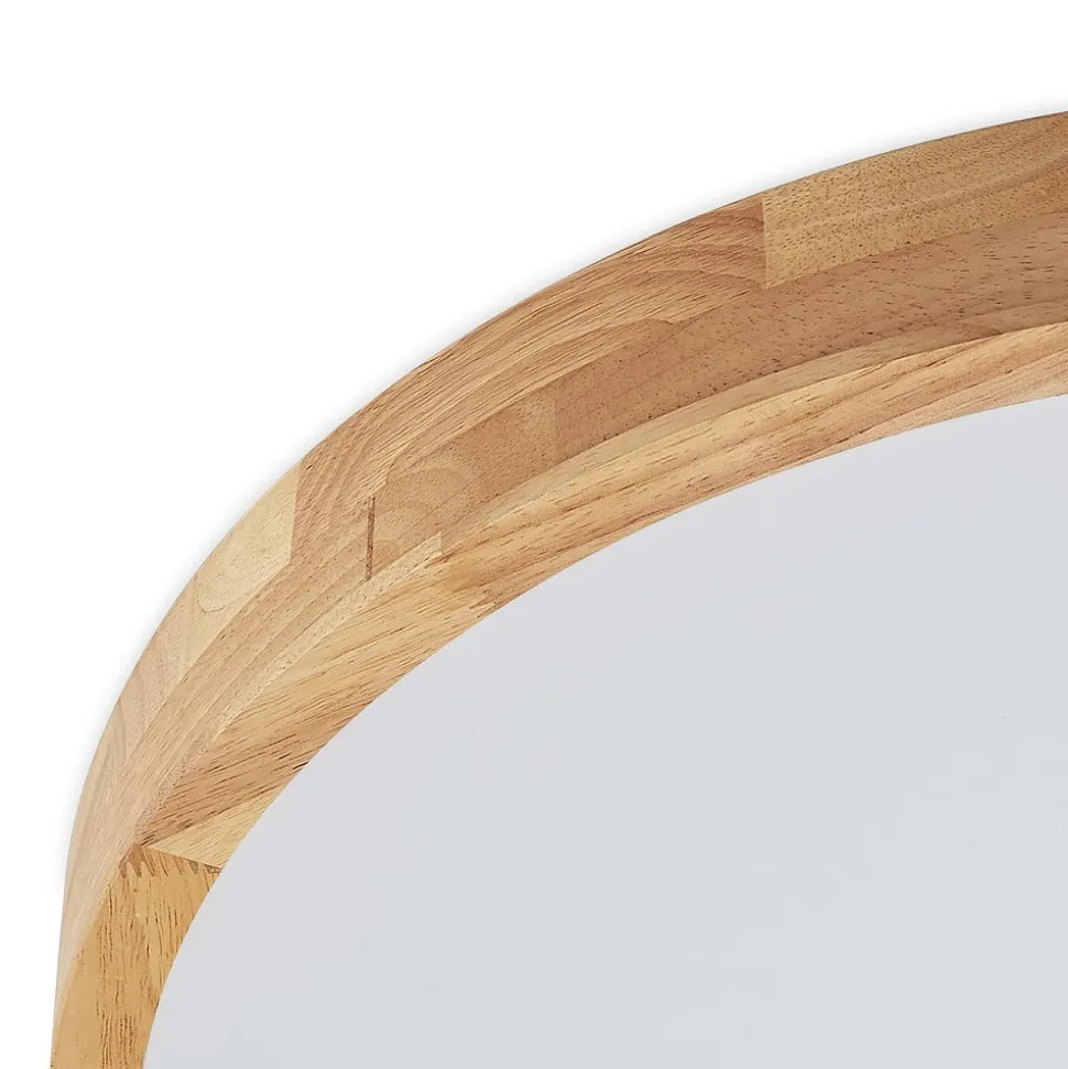 Lindby LED plafondlamp Lanira, Ø 60 cm, hout, afstandsbediening, CCT