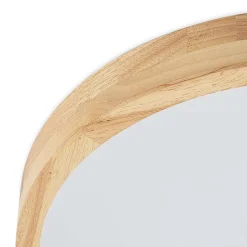 Lindby LED plafondlamp Lanira, Ø 50 cm, hout, afstandsbediening, CCT