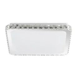 Lindby LED plafondlamp Lorand, kristallen, CCT, afstandsbediening