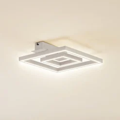 Lindby LED plafondlamp Madamo, wit, 30 cm, 3000K