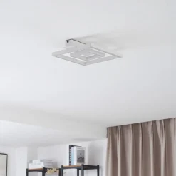 Lindby LED plafondlamp Madamo, wit, 30 cm, 3000K