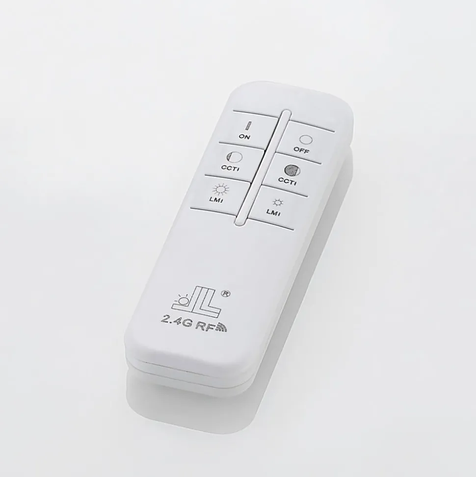 Lindby LED plafondlamp Milada, zwart, CCT, afstandsbediening