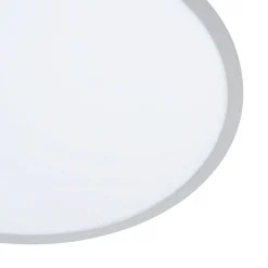 Lindby LED plafondlamp Narima, 4.000 K, Ø 60 cm, zilver