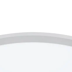 Lindby LED plafondlamp Narima, 4.000 K, Ø 60 cm, zilver