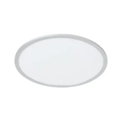 Lindby LED plafondlamp Narima, 4.000 K, Ø 50 cm, zilver