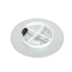 Lindby LED plafondlamp Narima, 4.000 K, Ø 50 cm, zilver