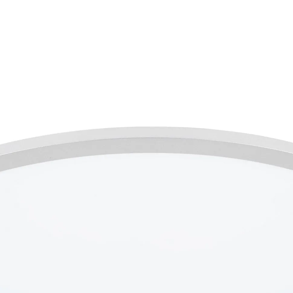 Lindby LED plafondlamp Narima, CCT, Ø 60 cm, zilver